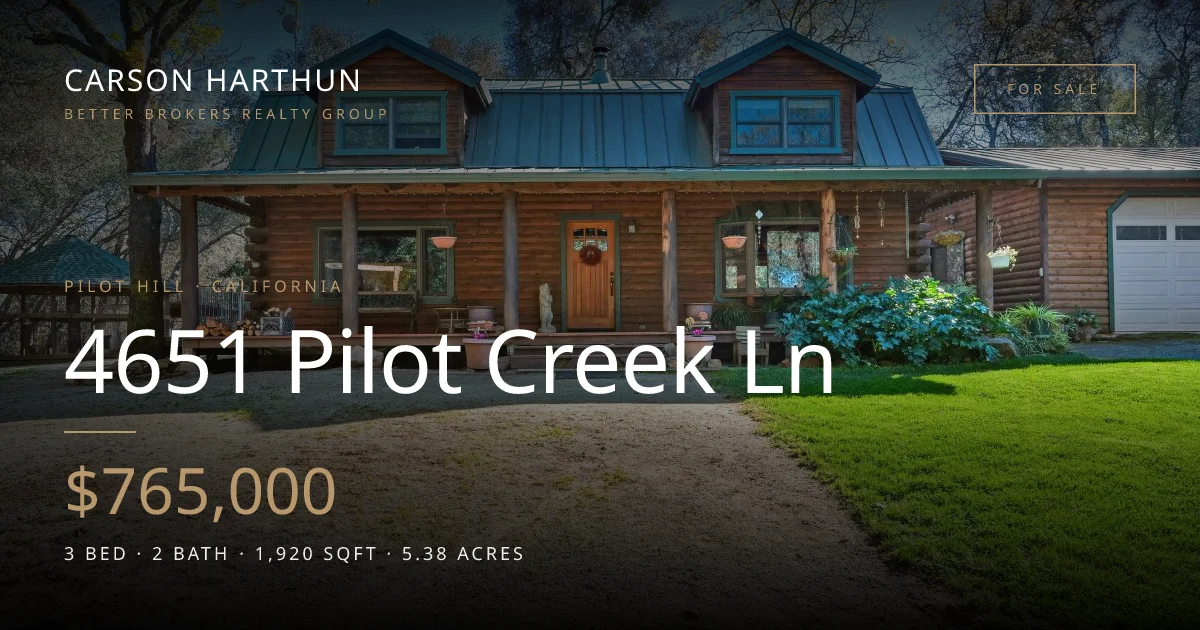 4651 Pilot Creek Ln, Pilot Hill — site screenshot