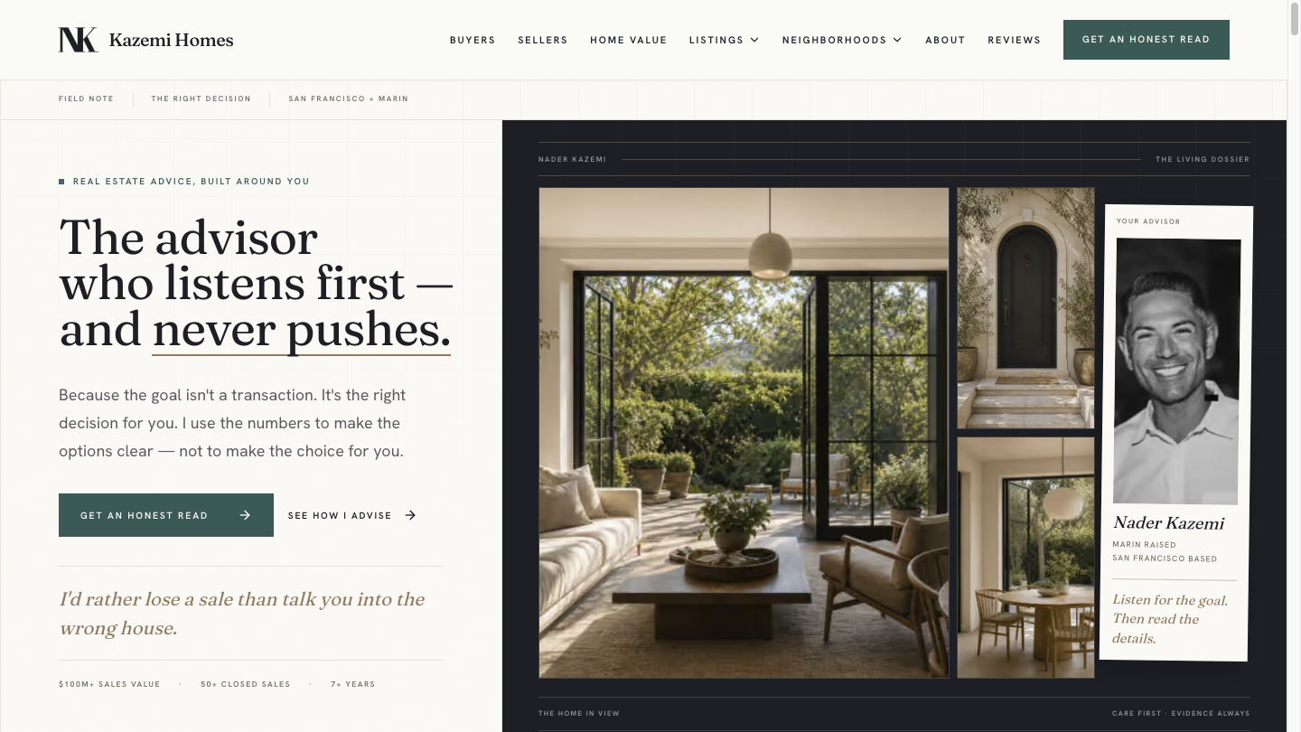 Espo-built website still