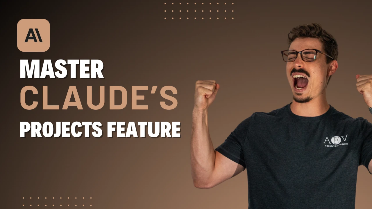 Matthew celebrates mastering Claude’s Projects feature in Espo.ai video thumbnail