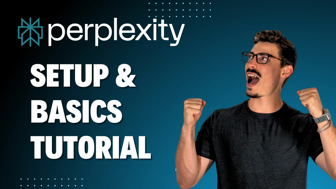 Step-by-step Perplexity AI account setup process showing the signup screen and search interface with source citations